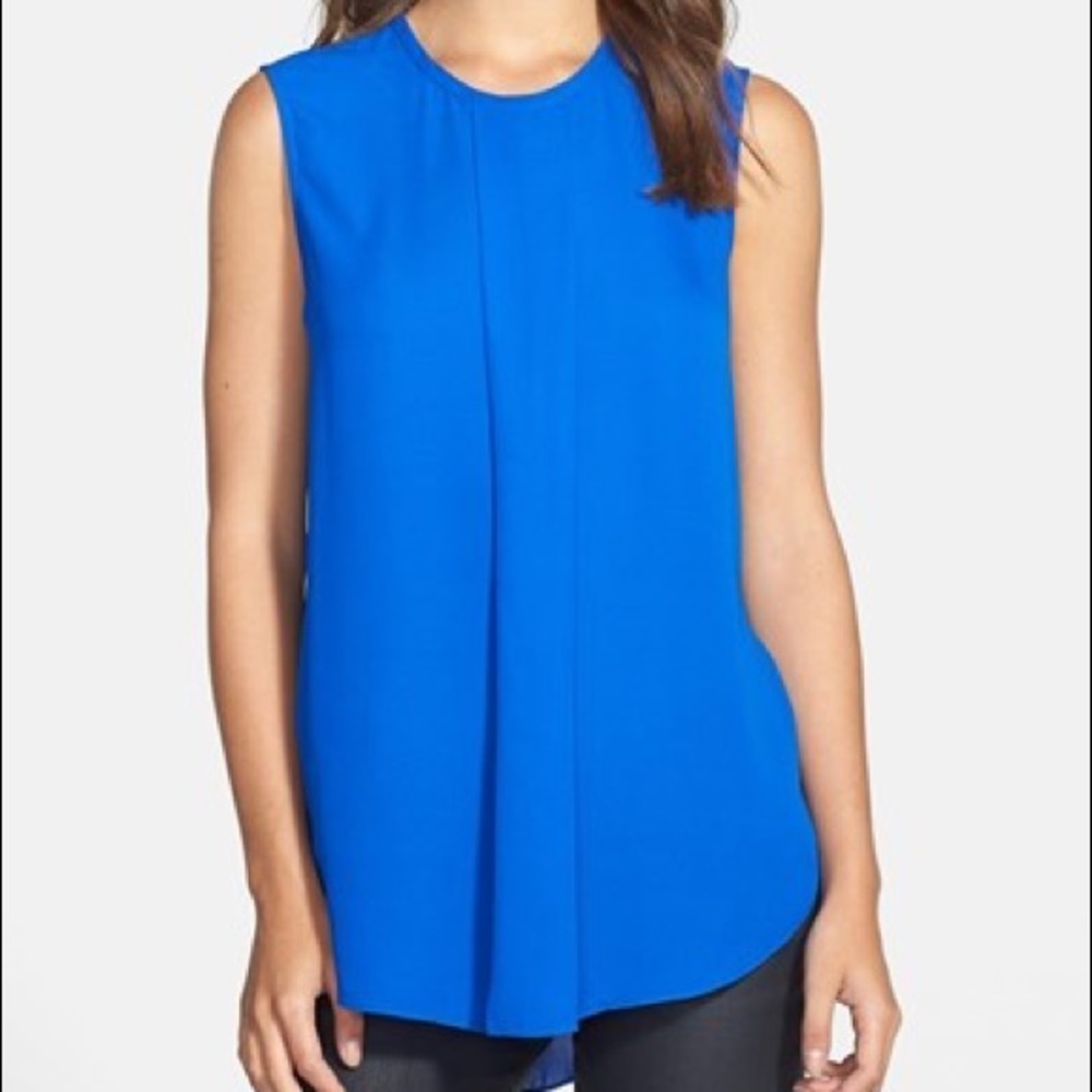 Vince Camuto blue blouse